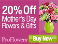 20% off Mother's Day Gifts